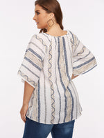 NEW FEELING Womens Multi Plus Size Tops