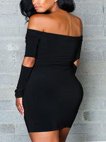 ODM Ladies Long Sleeve Mini Dress