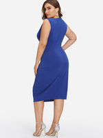 Custom Plus Size V Neck Dresses
