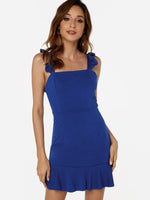 OEM Ladies Blue Bodycon Dresses