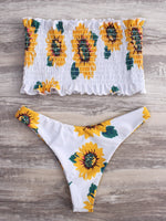 NEW FEELING Womens White Bikinis
