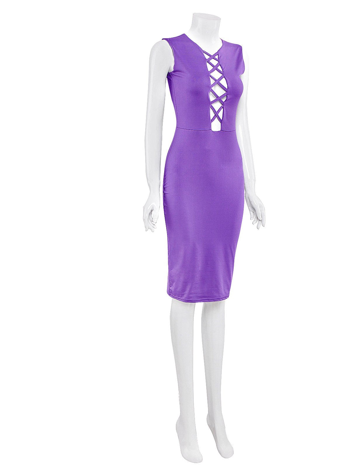 Custom Purple And Gray Dress