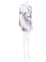 Custom Womens Floral Print Shirt Dress