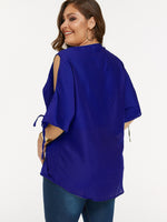 Custom Plus Size Ladies Tops Blouses