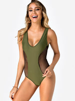 ODM Ladies Sleeveless One-Pieces Swimwears