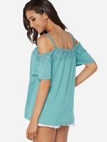 Custom Womens Short Sleeve Blouses