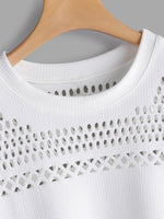 OEM Ladies White Plus Size Tops