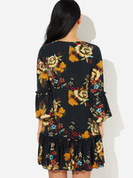 NEW FEELING Womens Floral Floral Dresses