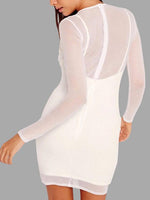 NEW FEELING Womens White Sexy Dresses