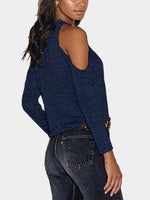 NEW FEELING Womens Navy T-Shirts
