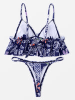 NEW FEELING Womens Navy Bikinis