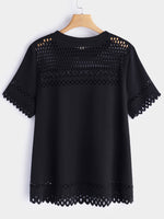 Custom Plus Size Womens Black Tops