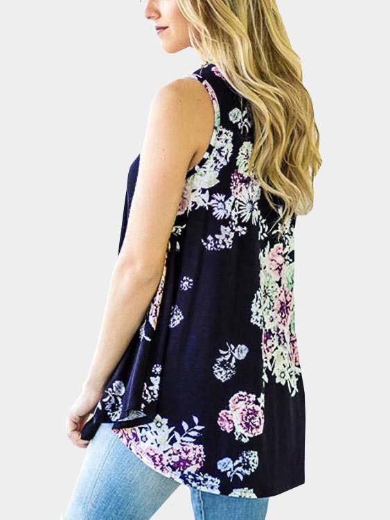 NEW FEELING Womens Navy Camis