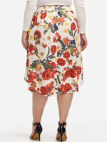 Custom Womens Floral Print Plus Size Bottoms
