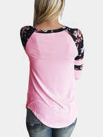 NEW FEELING Womens Pink T-Shirts