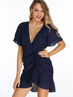 NEW FEELING Womens Navy Mini Dresses