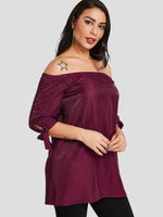 OEM Ladies Burgundy Blouses