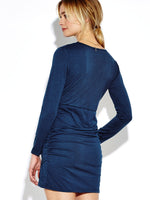 OEM Ladies Blue Bodycon Dresses