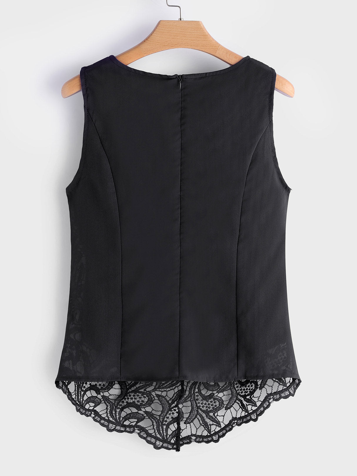 NEW FEELING Womens Black Plus Size Tops