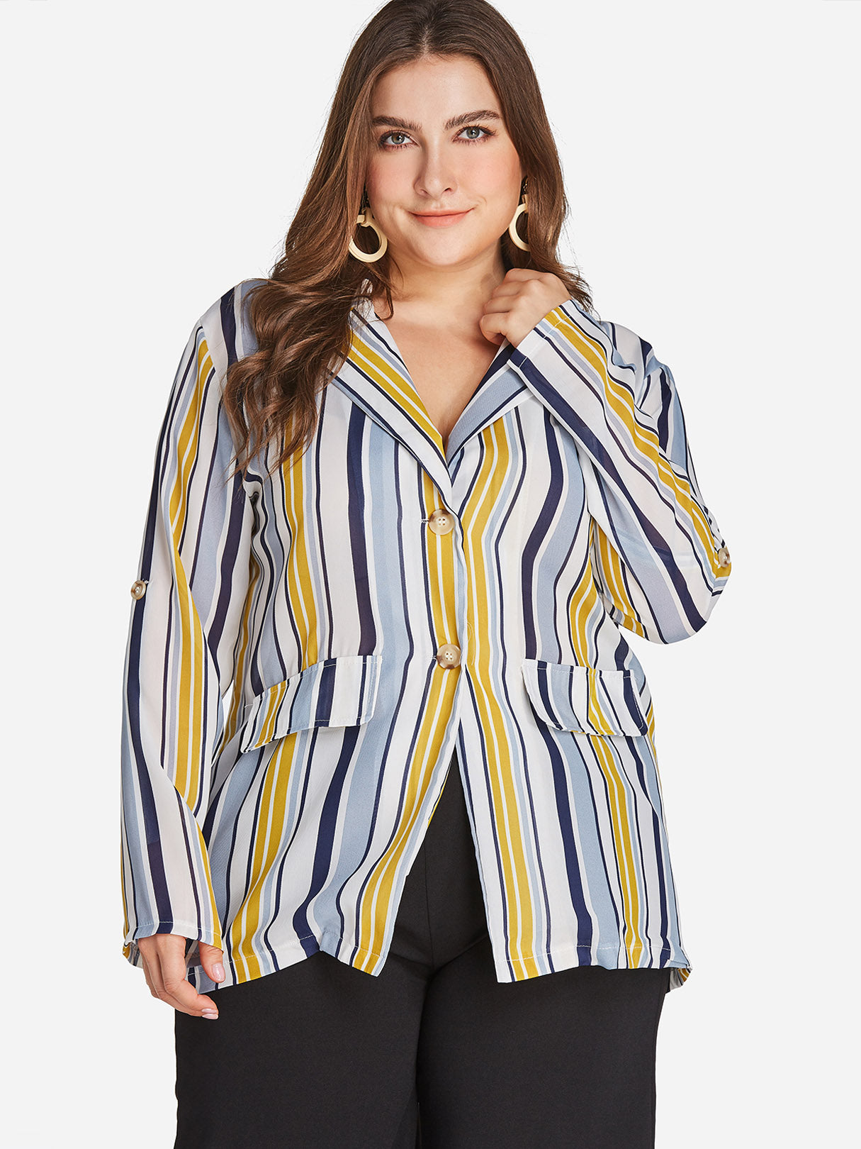 ODM Ladies Long Sleeve Plus Size Coats & Jackets