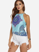 OEM Ladies Blue Camis
