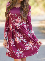 ODM Ladies Long Sleeve Dress