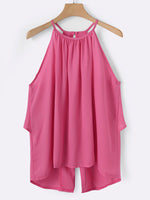 Wholesale Halter Sleeveless Rose Camis