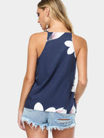 NEW FEELING Womens Navy Camis