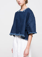 OEM Ladies Blue T-Shirts