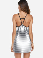 NEW FEELING Womens White Mini Dresses