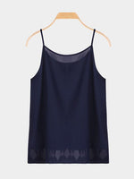 NEW FEELING Womens Black Camis