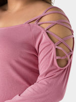 ODM Ladies Long Sleeve Plus Size Tops