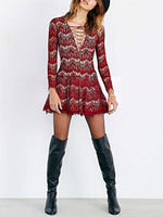 OEM Ladies Red Mini Dresses