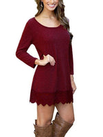 ODM Ladies Long Sleeve Mini Dress