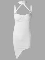 OEM Ladies White Midi Dresses