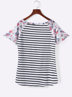 OEM Ladies Striped T-Shirts