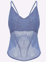 OEM Ladies Blue Camis