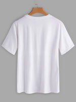NEW FEELING Womens White Plus Size Tops