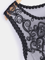 Custom Ladies Plus Size Black Tops