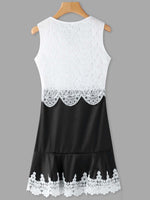 NEW FEELING Womens White Mini Dresses