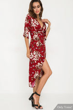 ODM Ladies Half Sleeve Maxi Dresses