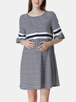 OEM Ladies Striped Casual Dresses