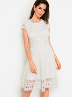 ODM Ladies Short Sleeve Sexy Dress