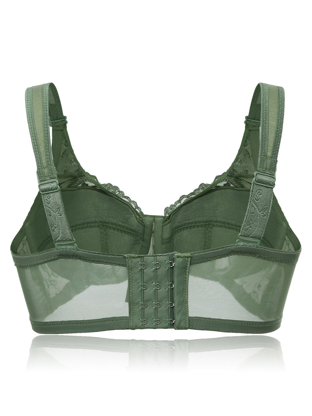 NEW FEELING Womens Green Plus Size Intimates