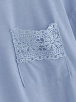 OEM Ladies Sky Blue T-Shirts