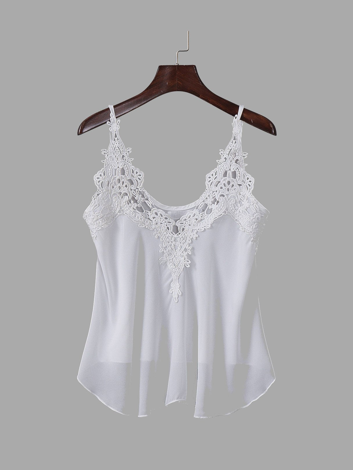 NEW FEELING Womens White Camis