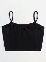 NEW FEELING Womens Black Camis