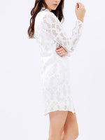 OEM Ladies White Shirt Dresses