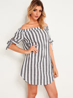 ODM Ladies Short Sleeve Mini Dress