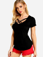OEM Ladies Black T-Shirts